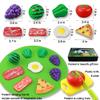 45 PCS Pretend Play Campfire Toy for Kids, Toddler Camping Toys Play Set Felt Campfire Playset with Pretend Cutting Fruits, Plush Fake Fire for Boys Girls Age 3 4 5 6 7 view 4