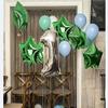 [10 Pack] Star Shape Foil Balloons, 18" Mylar Aluminum Foil Balloons 45cm Decorations for Birthday Party Wedding Engagement Party Celebration Holiday Show Party Activities (Green, 18 Inch) view 4