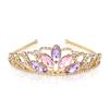 Rapunzel Tiara Tangled Fans Sparkle Gold Crown Birthday Party Tiara Girls Halloween Dress up Gifts view 1