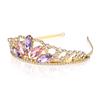 Rapunzel Tiara Tangled Fans Sparkle Gold Crown Birthday Party Tiara Girls Halloween Dress up Gifts view 2