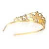 Rapunzel Tiara Tangled Fans Sparkle Gold Crown Birthday Party Tiara Girls Halloween Dress up Gifts view 3