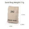 DIRACCOS Model Set of 12pcs Handmade 1/16 Scale Sand Bags 1:16 Sandbag Set, Accessory for RC Tank Model Soldier Action Figure Man Model, 1/16th Military Sandbags for Trench Warfare Battle WWII WWI view 4