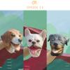 Omoojee Dog Hand Puppets, Rottweiler & Beagles & French Bulldog 3 pcs Latex Animal Toys, Realistic Puppets Gift for Kids view 2