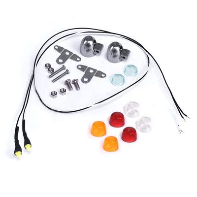 1Pair Metal Led Side Lamp Light for 1/14 Rc Tractor Truck Dumper Trailer