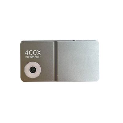 Lab Microscope Slides Pocket Phone Microscope, with LED Light Microscope Parts (Magnification : B)