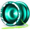 Professional Responsive Yoyo V3, MAGICYOYO Metal Yo yo for Beginner, Alloy Yo-yo with Unresponsive Bearing + Bearing Removal Tool + Axle + Storage Bag + 12 Yoyo Strings (Green) view 1
