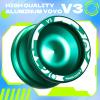 Professional Responsive Yoyo V3, MAGICYOYO Metal Yo yo for Beginner, Alloy Yo-yo with Unresponsive Bearing + Bearing Removal Tool + Axle + Storage Bag + 12 Yoyo Strings (Green) view 4