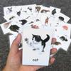 Alphabet Flash Cards for Toddlers Kids ABC Flash Cards Sight Words Learning Spelling Cards Educational Flashcards for Preschool Homeschool Kindergarten Supplies Water and Tear Resistant (Animals) view 3