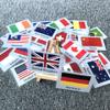 Alphabet Flash Cards for Toddlers Kids ABC Flash Cards Sight Words Learning Spelling Cards Educational Flashcards for Preschool Homeschool Kindergarten Supplies Water and Tear Resistant (Flags) view 3