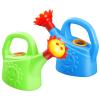 2pcs Watering Sun Flower Cartoon Watering Kettles Toy Garden Can Plastic Bucket Plant Sprinkling for (Random Color) view 1
