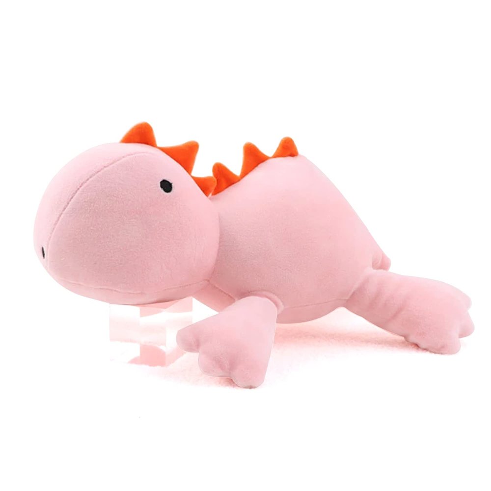 PopMeme Weighted Dinosaur Plush Throw Pillowd 24" 3.5lbs, Pink Dinosaur Weighted Stuffed Animal, Cuddle Plushies for Kids Birthday