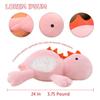 PopMeme Weighted Dinosaur Plush Throw Pillowd 24" 3.5lbs, Pink Dinosaur Weighted Stuffed Animal, Cuddle Plushies for Kids Birthday view 2
