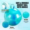INPODAK Hopper Ball 22 Inch Bouncy Ball with Handle for Kids, Hippity Hop Jumping Bounce Hopping Toy for Boys Girls Ages 7-12 with Pump and Gift Box Great Gift for Birthday Holiday view 4