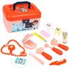 Wbesty Doctor Kit for Kids 13PC Toddler Doctor Playset, Toy Medical Kit for Kids Doctor Play Set Dentist Toy Box (Orange) view 1