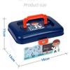 Wbesty Doctor Kit for Kids 13PC Toddler Doctor Playset, Toy Medical Kit for Kids Doctor Play Set Dentist Toy Box (Blue) view 2
