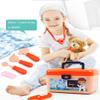 Wbesty Doctor Kit for Kids 13PC Toddler Doctor Playset, Toy Medical Kit for Kids Doctor Play Set Dentist Toy Box (Blue) view 3
