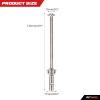 RCAWD CVD Driveshaft 124mm for ARRMA 6S, 1/8 Typhon 6S, Typhon Roller & 1/7 Infraction 6S, Limitless Roller & Felony 6S Upgrades Parts, #45 Steel Drive shafts Hop Ups for #AR220030#ARAC3984 Silver view 3