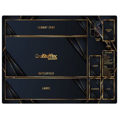 CoolStuffInc Magic: The Gathering Player Play Mat (Commander), Multicoloured