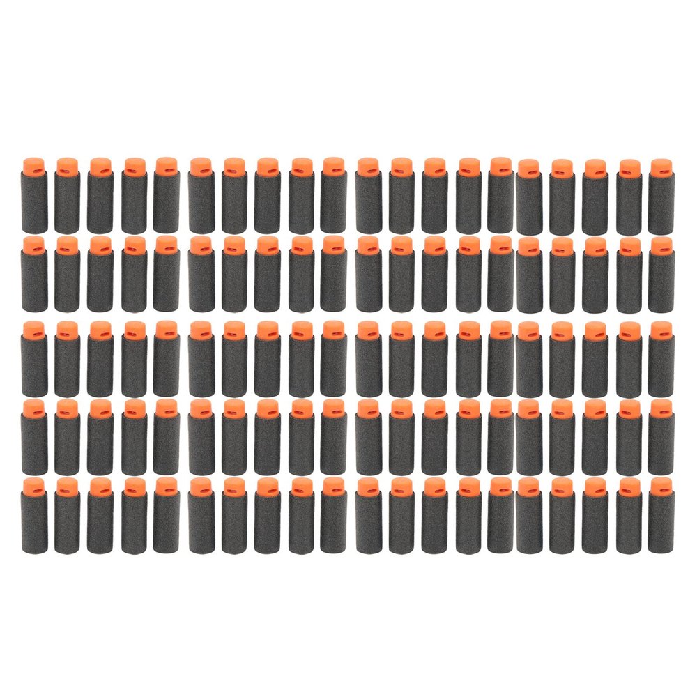 SPYMINNPOO 100pcs Refill,EVA Soft Darts Universal Toy Refill Foam for Various Toy (Black)