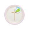 Amscan 9915965-66 Pink Botanical Celebration Plates view 4