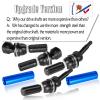 Drive Shaft CVD Upgrades Part for 1/10 Slash 4x4 VXL Platinum Ultimate,Rustler VXL 4X4,Stampede VXL 4X4,Hoss VXL,ARRCat 4pcs Front & Rear RC Hop-Ups Parts with Wrench,Navy Blue(More Power) view 4