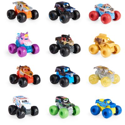 Monster Jam, Official Mini Mystery Collectible Monster Truck 12-Pack, 1:87 Scale, Great Gift for Birthday Parties