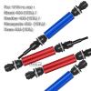 2pcs Upgrades Part Front Drive Shaft CVD for 1/10 Slash 4x4 VXL Platinum Ultimate,Rustler VXL 4X4 Stampede VXL 4X4 Hoss VXL,ARRCat RC Hop-Ups Parts with Wrench,Red(More Power) view 2