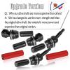 2pcs Upgrades Part Front Drive Shaft CVD for 1/10 Slash 4x4 VXL Platinum Ultimate,Rustler VXL 4X4 Stampede VXL 4X4 Hoss VXL,ARRCat RC Hop-Ups Parts with Wrench,Red(More Power) view 4