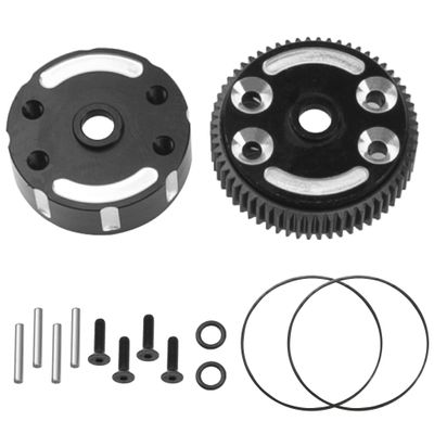 ShareGoo Aluminum RC Sealed Differential Case w/Steel Cog Differential Gear Compatible with Traxxas Slash 2WD Stampede Rustler VXL Bandit 1/10 RC Car Upgrade Part