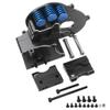 ShareGoo Aluminum Transmission Case Gearbox Housing w/Motor Plate Upgrade Parts #3691 Compatible with 1/10 Traxxas Slash 2WD Stampede VXL Rustler VXL Bandit RC Car view 1