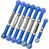 7PCS ShareGoo Adjustable Turnbuckles Camber Links Steering Linkage Rod Ends Sets Compatible with Traxxas Slash 4X4 / 2WD 1/10 RC Car Upgrade Parts (Blue) view 4