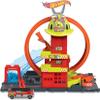 Hot Wheels City with 1 Toy Car, Kid-Powered Elevator, Water-Like Ramp, Track-Play Features, Connects to Other Sets, Fire Station with Super Loop (Amazon Exclusive) view 1