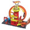 Hot Wheels City with 1 Toy Car, Kid-Powered Elevator, Water-Like Ramp, Track-Play Features, Connects to Other Sets, Fire Station with Super Loop (Amazon Exclusive) view 4
