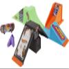 Hot Wheels Skate Arcade Skatepark Playset, Includes Exclusive Tony Hawk-Designed Fingerboard and 1 Pair of Removable Skate Shoes for Kids view 1