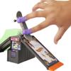 Hot Wheels Skate Arcade Skatepark Playset, Includes Exclusive Tony Hawk-Designed Fingerboard and 1 Pair of Removable Skate Shoes for Kids view 3