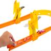 Hot Wheels Toy Car Track Set, Track Builder Playset Lightning Boost Pack & 1:64 Scale Vehicle, 12 Component Parts in Modular Storage Container view 4