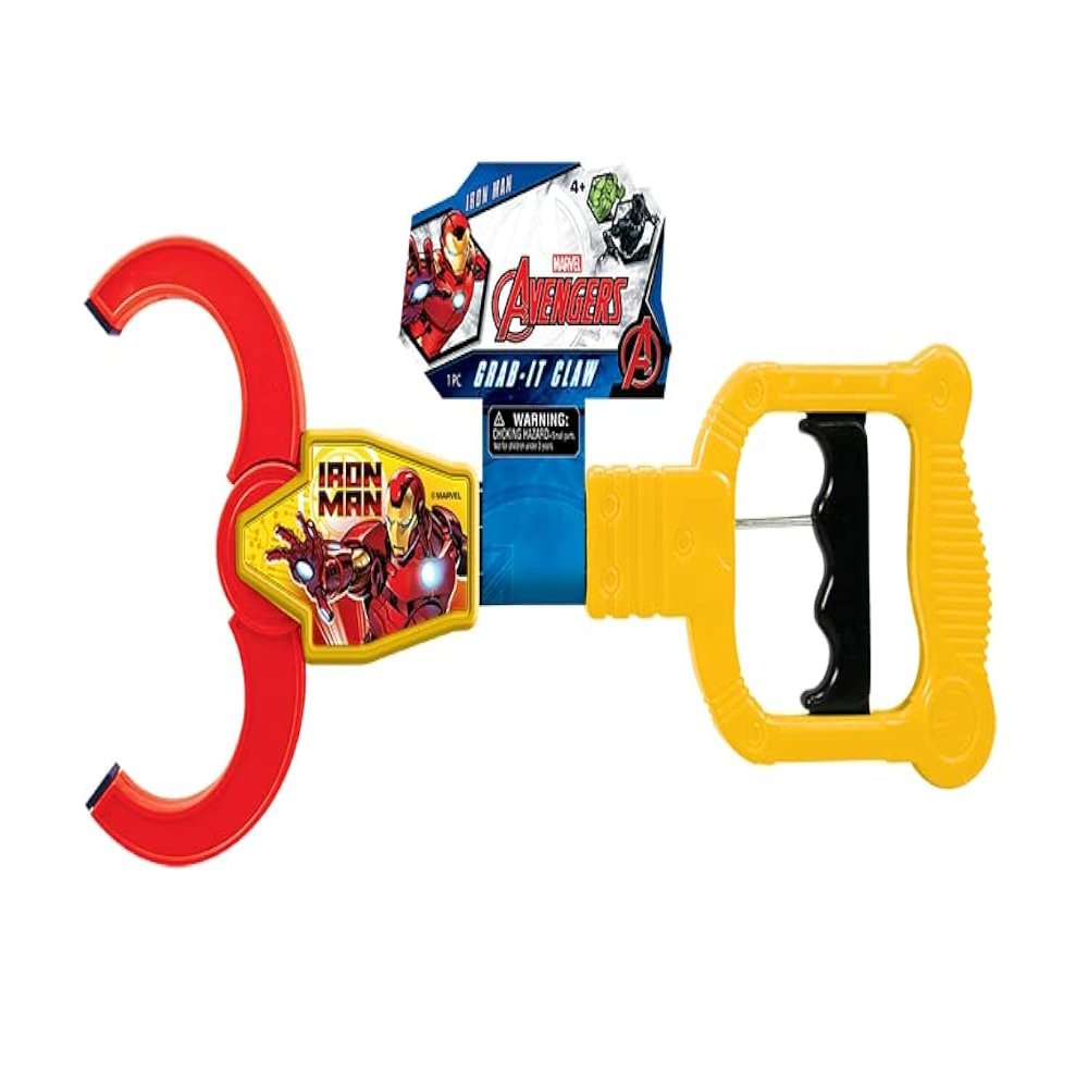 JA-RU Marvel Avengers Iron Man Claw Grabber Toy for Kids (1 Pack) 12.5 Inch Long Robot Claw Grabber Pickup Tool | Super Hero Toys for Boys | Toy & Trash Grabber Tool. C-6824-1s