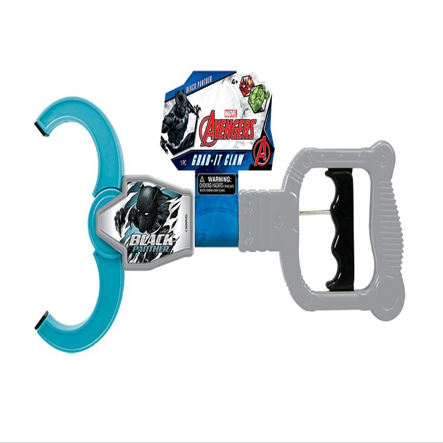 JA-RU Marvel Avengers Black Panther Claw Grabber Toy for Kids (1 Unit) 12.5 Inch Long Robot Claw Grabber Pickup Tool. Super Hero Toys for Boys. Birthday Gifts. d-6824-1s
