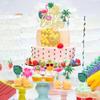 25 PCS Tropical Luau Cupcake Toppers with Happy Birthday Flamingo Cake Topper Palm Tree Flamingo Pineapple Aloha Cupcake Picks Decorations for Hawaiian Luau Theme Birthday Party Supplies view 3