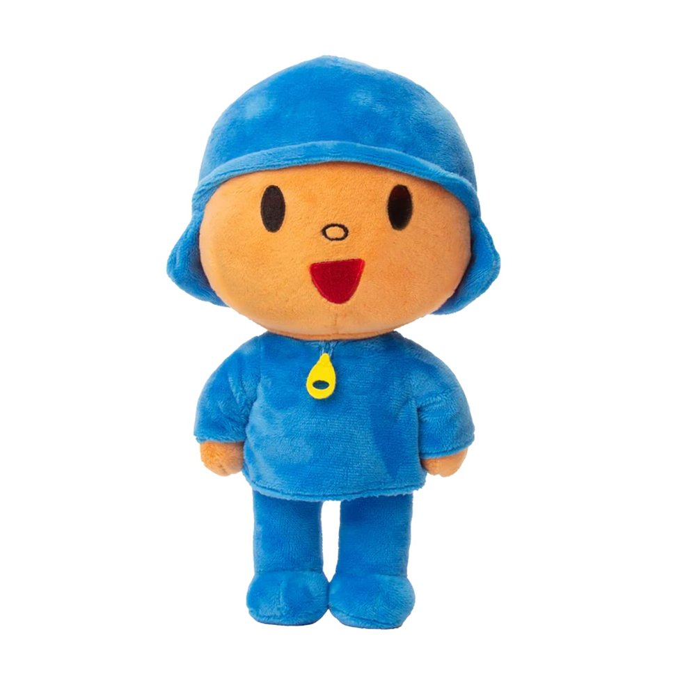 Mighty Mojo Pocoyo Plush Doll - 12 Inches for Toddlers, Girls and Boys - Officially Licensed Plush Doll - Preschool Leaning Plush Bedtime Doll