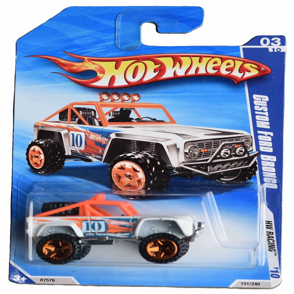 Hot Wheels Custom Ford Bronco, Racing '10 3/10