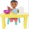 Barbie Skipper Babysitters Inc Small Doll and Accessories Playset with Toddler Boy Doll, Table, Chairs and 4 Food-Themed Pieces view 2