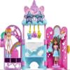 Polly Pocket Dolls & Playset, Unicorn Toy with 2 Dolls & 19 Fashion Accessories, Glam It Up Style Studio view 1