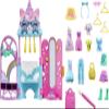 Polly Pocket Dolls & Playset, Unicorn Toy with 2 Dolls & 19 Fashion Accessories, Glam It Up Style Studio view 3