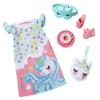 Barbie My First Barbie Clothes, Fashion Pack for 13.5-inch Preschool Dolls, Set with Pajamas,Slippers & Bedtime Accessories view 1