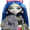 Monster High Ghoulia Yelps Posable Doll (10.3 in) with Blue Hair, Pet and Accessories view 2