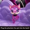 Monster High Toy Car, Ghoul Mobile with Pet and Cooler Accessories, Purple Convertible with Spiderweb Details view 4