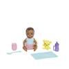 Barbie Skipper Babysitters Inc Doll & Accessories Set with Brunette Doll in Flowered Skirt, Baby Doll & 4 Themed Pieces view 3