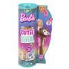 Barbie Cutie Reveal Fashion Doll, Jungle Series Monkey Plush Costume, 10 Surprises Including Mini Pet & Color Change view 4