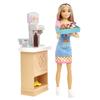 Barbie First Jobs Skipper Set with Doll Model, Snack Bar with Counter, Ice Cream Cup with Colour Change and 8 Accessories, Children's Toy, Ages 3 and Above, HKD79 view 2